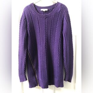 Michael Kors Women’s Purple Knit Sweater